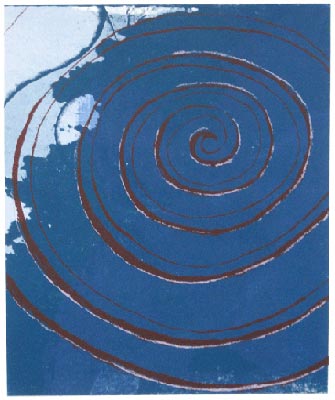 Spiral Hill (2008), zeefdruk,  Kaj Glasbergen